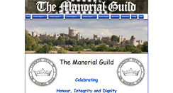Desktop Screenshot of manorialguild.com